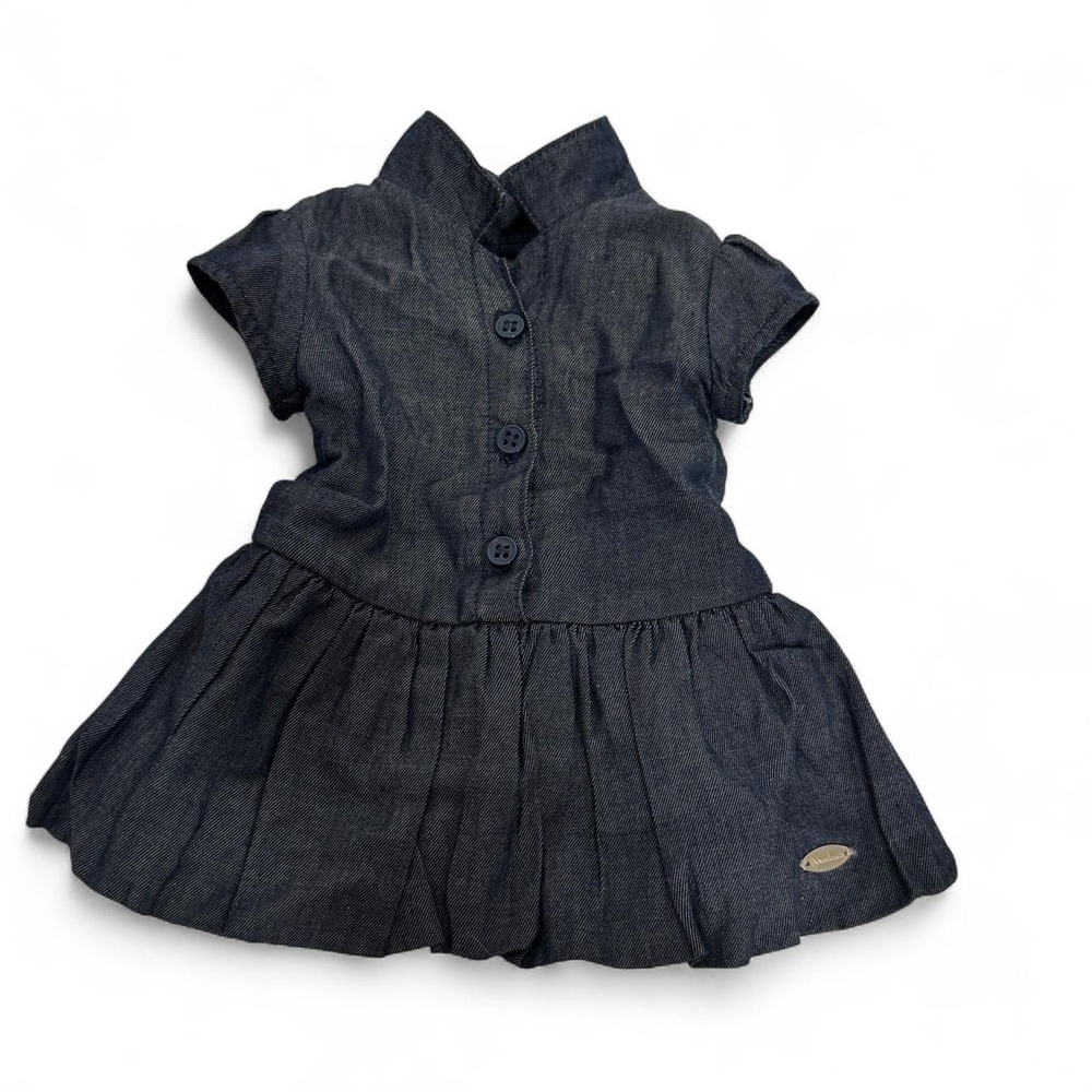 American Girl Doll Denim Dress Outfit Blue Chambray Button Front Doll Clothes